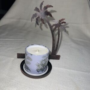 Metal Palm Tree LED Candle Holder Wall Decor 6.5" Candle~~Not Included~|